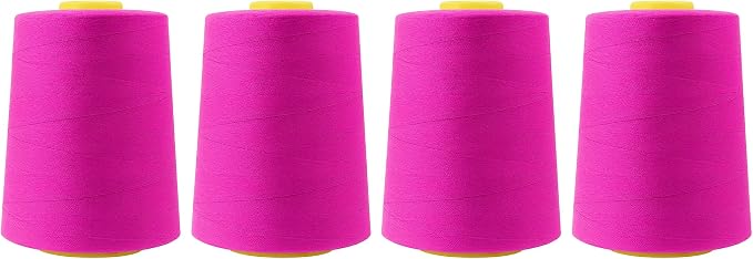 Mandala Crafts 4 Pack of Serger Threads Cones Spools by MandalaCrafts