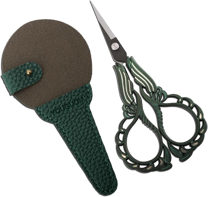 Crochet Scissors with Case, Sewing Scissor by YOUGUOM