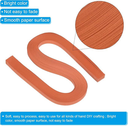 PATIKIL 360pcs Quilling Paper Strips Paper Flowers Quilling Kits 3/8" Origami - Image 3