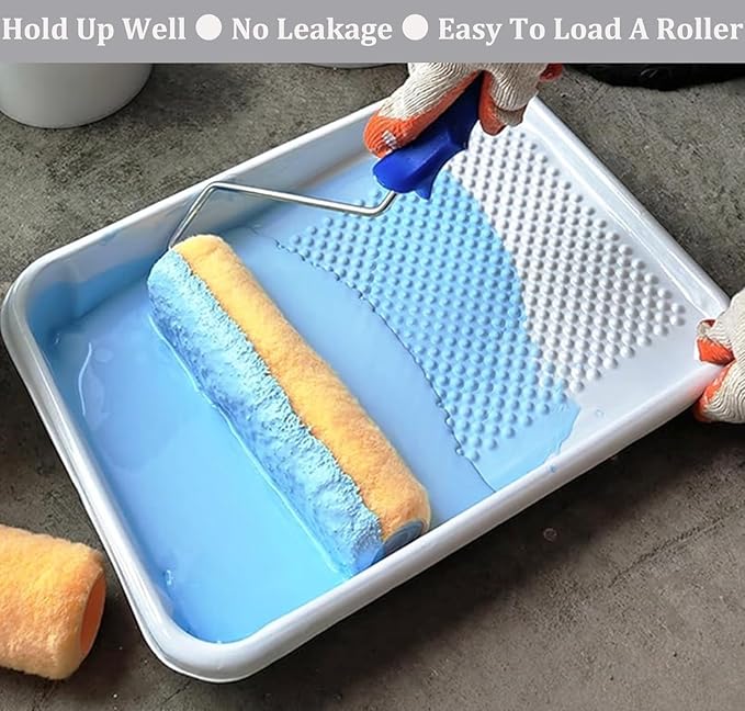 Great Andrew Paint Tray Liners 9 Inch, 13 Pack Disposable Paint Roller Tray - Image 6