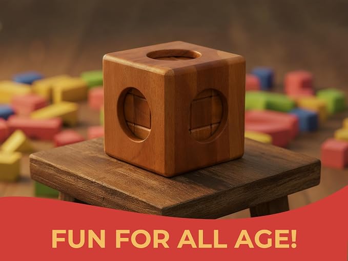 BSIRI Soma Puzzle Cube Wooden Toy Brain Teaser Desk Board Games Adults Master - Image 9