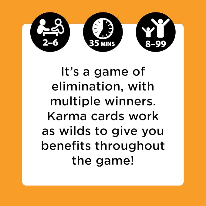 KARMA Card Games for Kids – Kids, Family Games Night, Screen Free, Travel Games - Image 3