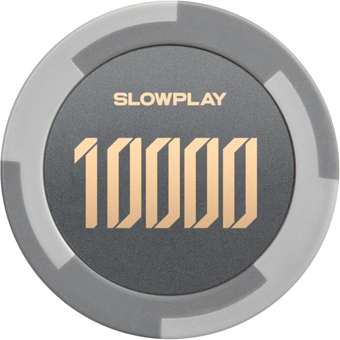 SLOWPLAY Godel Clay Poker Chips, 14 Grams Heavyweight Clay Composite, 40mm by SLOWPLAY