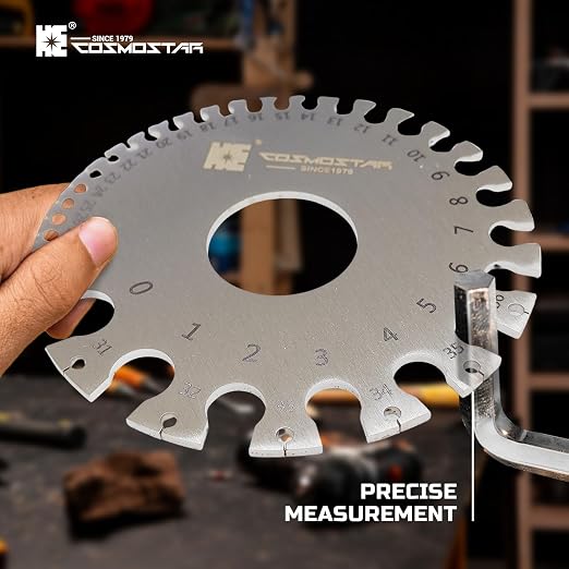 Cosmostar 2 Pcs Stainless Steel Welding Gauge Set – Wire & Metal Sheet - Image 8