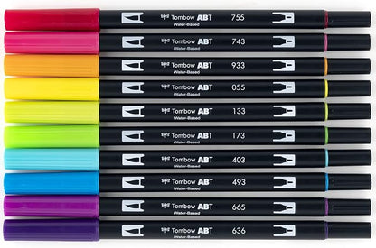 Tombow 56185 Dual Brush Pen Art Markers, Brush and Fine Tip Markers - Image 3