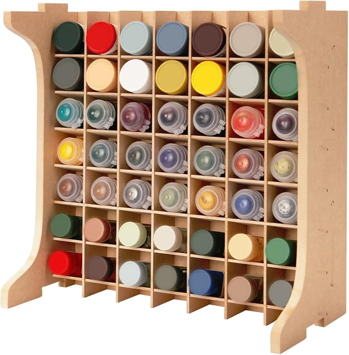 Paint Rack Organizer with 49 Holes Suitable by Bucasso