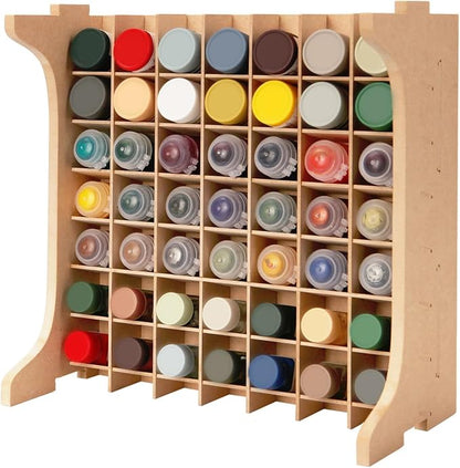 Paint Rack Organizer with 49 Holes Suitable by Bucasso