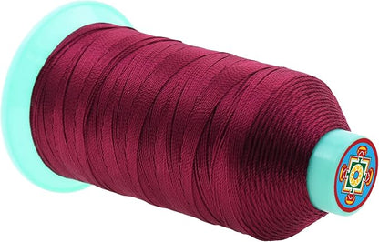 Mandala Crafts Bonded Nylon Thread Wine Heavy Duty Sewing Threads - Image 2
