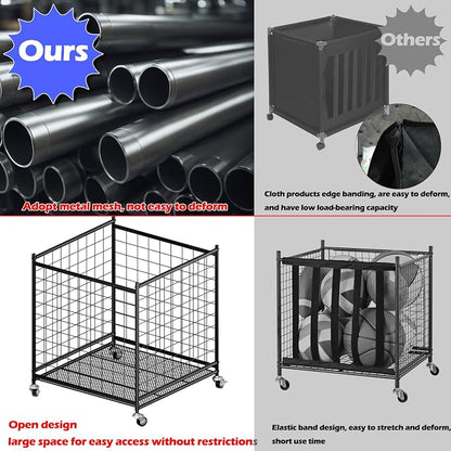 Ball Storage - 22.83" Basketball Cart - Image 3
