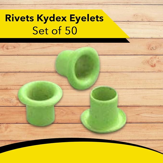 Kydex Rivets Eyelets, 8-8 1/4" Multicolored Grommet Eyelets - Image 2