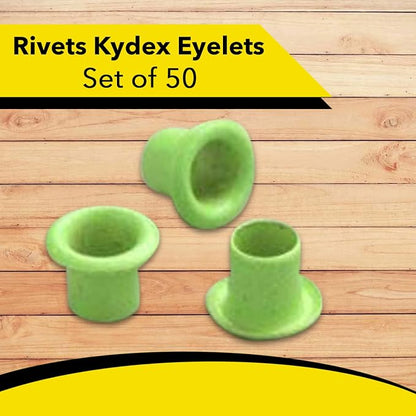 Kydex Rivets Eyelets, 8-8 1/4" Multicolored Grommet Eyelets - Image 2