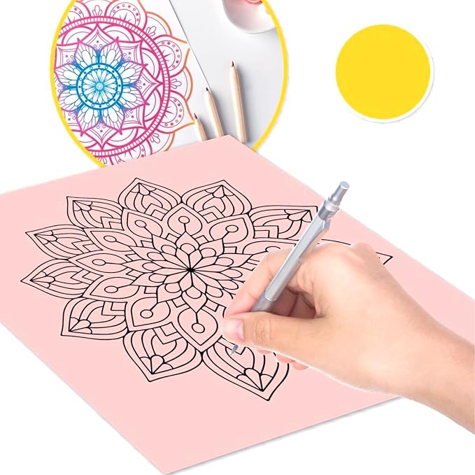 8PCS 8 x 6 Inches Pink Rubber Carving Block, Soft Rubber Stamp Carving Blocks - Image 7