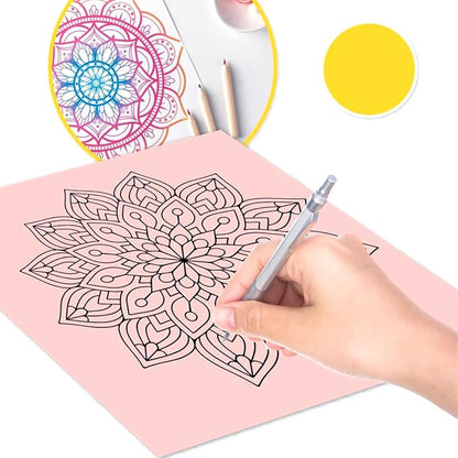 8PCS 8 x 6 Inches Pink Rubber Carving Block, Soft Rubber Stamp Carving Blocks - Image 7