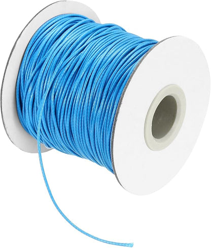 MECCANIXITY Waxed Cord 1mm Waxed Thread 87 Yard Wax String Leather Cord by MECCANIXITY