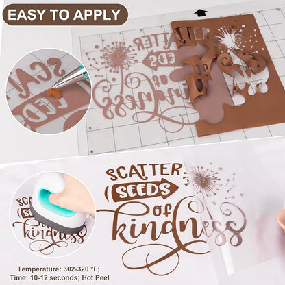 VINYL FROG Heat Transfer Vinyl Roll HTV Vinyl - Image 3