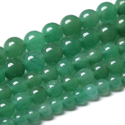 32PCS 12MM Natural Green Aventurine Beads Natural Gemstone Crystal Energy Stone - Image 2