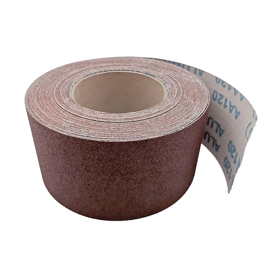 120 Grit Sandpaper Roll, 3 Inch x 49 Feet Emery Cloth Roll Aluminum Oxide - Image 4