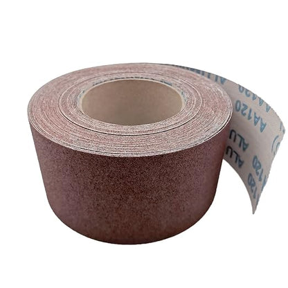120 Grit Sandpaper Roll, 3 Inch x 49 Feet Emery Cloth Roll Aluminum Oxide - Image 4