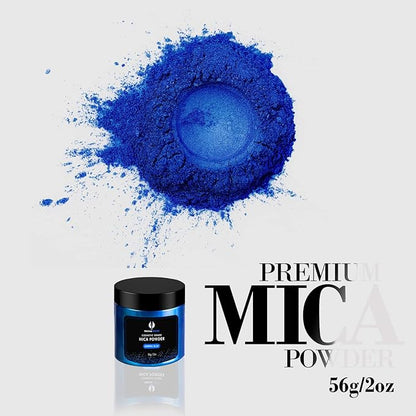 Admiral Blue Mica Powder for Epoxy Resin 56g / 2oz. Jar - Image 4