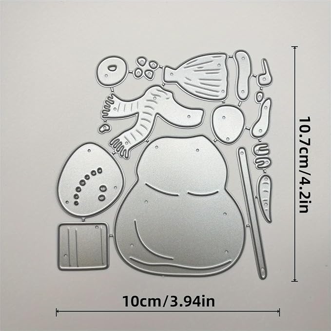 Festivals Metal Cutting Die for Scrapbooking, Christmas Cut Stencils for DIY - Image 4