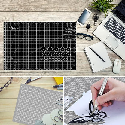 Headley Tools 18"x12" Thickened Self Healing Cutting Mat, A3 Rotary Cutting - Image 5