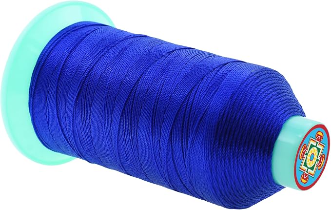 Mandala Crafts Bonded Nylon Thread Royal Blue Heavy Duty Sewing Threads - Image 2