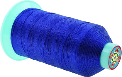 Mandala Crafts Bonded Nylon Thread Royal Blue Heavy Duty Sewing Threads - Image 2