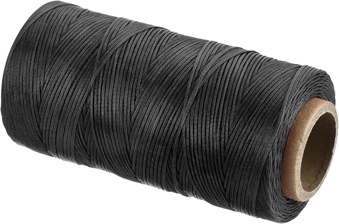 MECCANIXITY Waxed Thread, 197 Yard 1mm 210D Flat Wax Thread Polyester Waxed by MECCANIXITY
