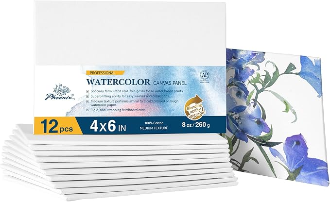 PHOENIX Watercolor Canvas Boards by PHOENIX