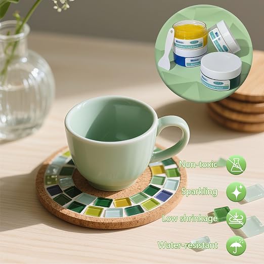Mosaic Crystal Grout for Tiles Crafts–Handmade Mosaic Crystal Sealant & - Image 6