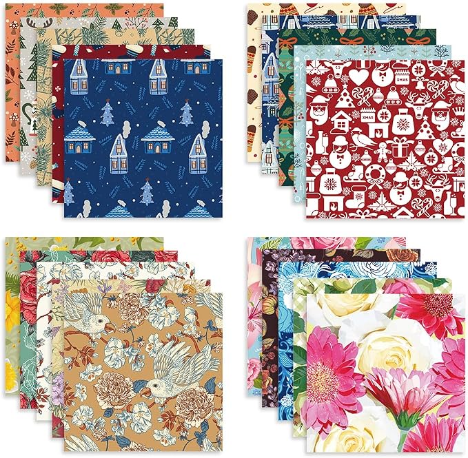 Origami Paper Kit 100 Sheets 70GSM 6 Inch Square Double Sided Color 100 Vivid - Image 2