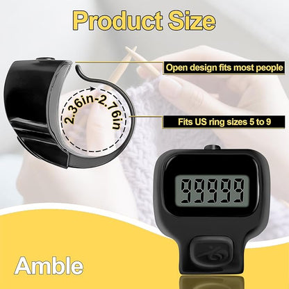 Amble Clicker Counter, Tally Counter, 6 Pack Electronic Finger Clicker - Image 3