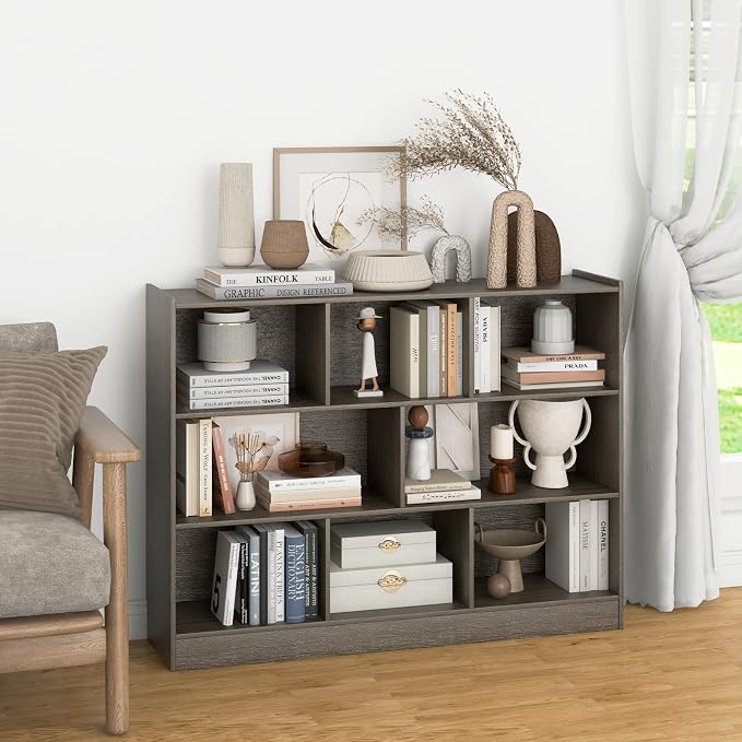 Toy Storage Organizer, 3-Tier Kids Bookshelf, 8 Cube Kids' Bookcases, Cabinets - Image 9