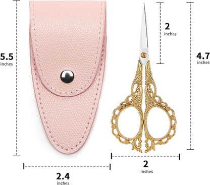 4.7 INCH Mini Stainless Steel Embroidery Scissors, Sharp Pointed Tip, Travel - Image 2