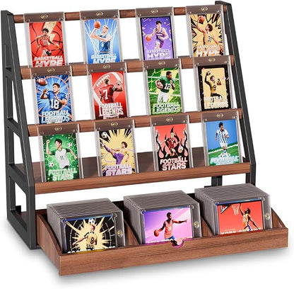 handrong Card Display Stand, 3-Tier Trading Card Display by handrong