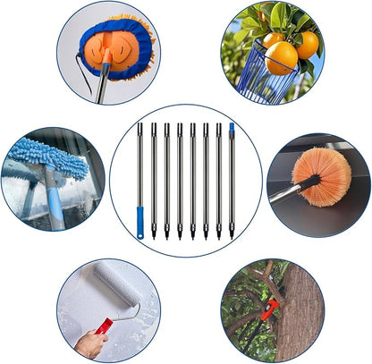 10 Ft Extension Pole +Joint Angle Adaptor, Paint Roller Stainless-Steel - Image 5