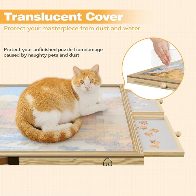 1500 Pcs Adjustable Jigsaw Puzzle Board - Image 7