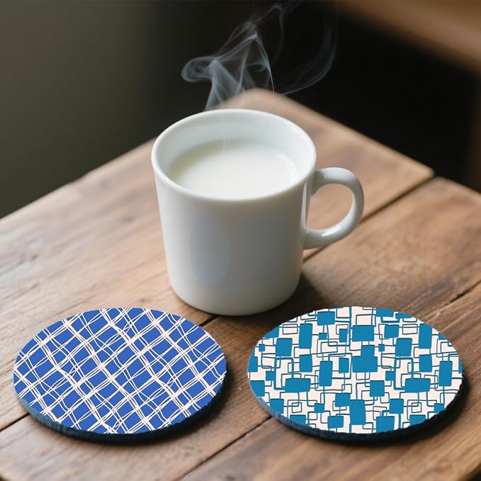 CHGCRAFT 4 Pcs Graffiti Grid Polymer Clay Texture Sheets Abstract Squares - Image 6