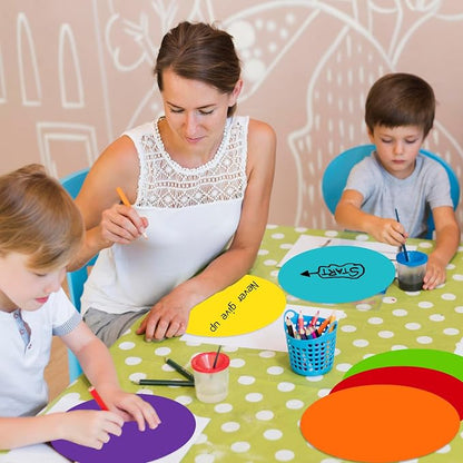 STARLIBOO 11 inch Colorful Dry Erase Dots Circles Whiteboard Marker Removable - Image 5