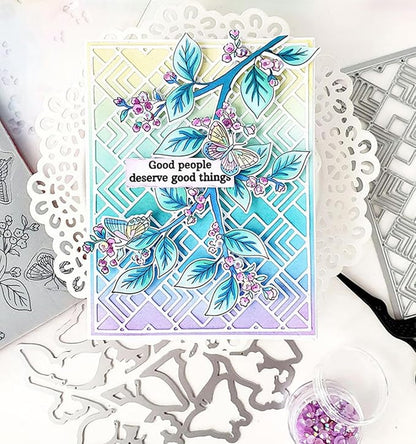 Cutting Dies Metal Stencils Scrapbooking Tools Flowers Lace Frame DIY Embossing - Image 6