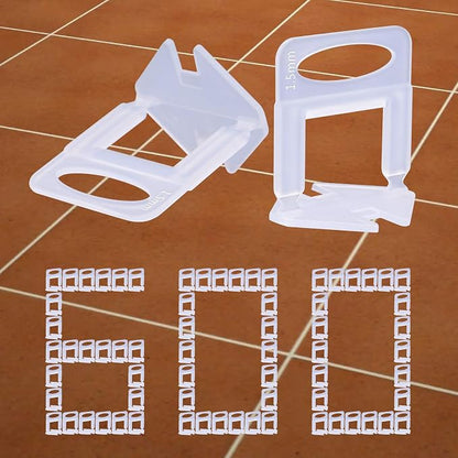 600 PCS Tile Leveling System Clips 1/16'' 600-Piece Tiles Leveler Spacers Tool by Tanzfrosch