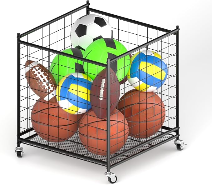 Ball Storage - 22.83" Basketball Cart by LhysnWeareprofessionalracksellerwith20yearsofexperience