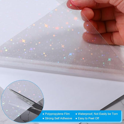 PATIKIL 11.7x8.3" Holographic Sticker Paper, 20Sheets A4 Polypropylene - Image 3