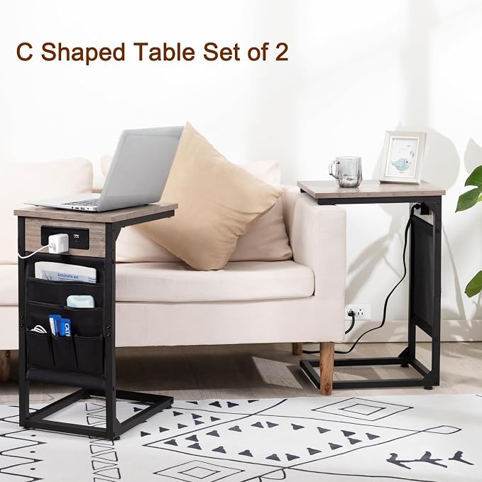 AMHANCIBLE C Shaped End Table - Image 7