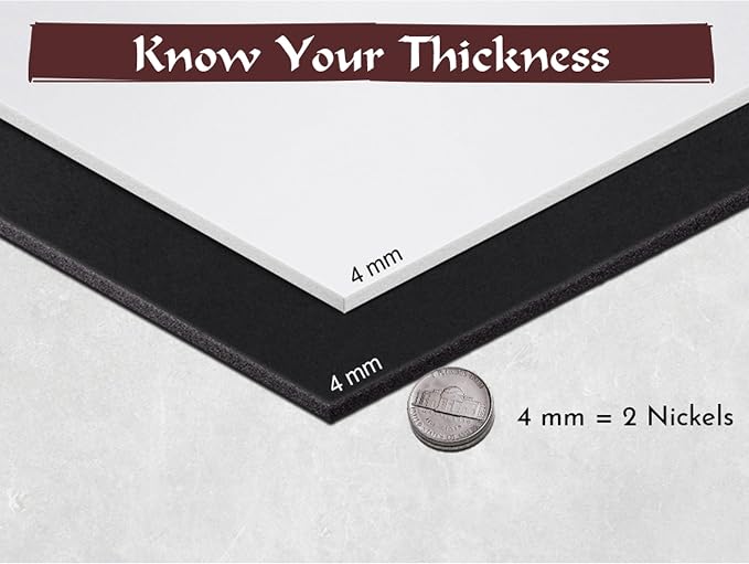 2-Pack Shape Retention EVA Cosplay Foam - 4mm Thick 14x39 inch High Density EVA - Image 4