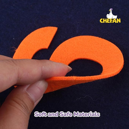 CHEFAN Felt Numbers for Kids, Board Pieces, Precut Story Pieces, Number - Image 4