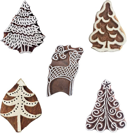 Royal Kraft Xmas Wooden Printing Stamps - Image 2