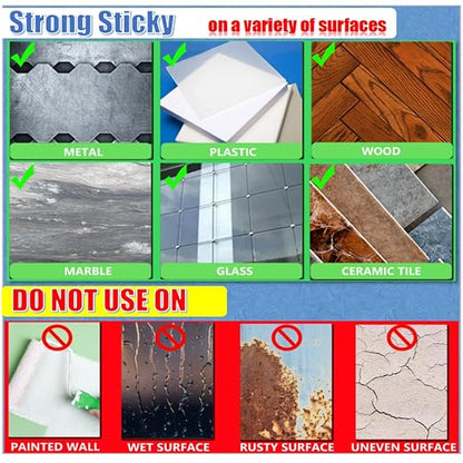 180 Pcs Sticky Tack Poster Stickers, Double Sided Sticky Round Clear Stickers - Image 7