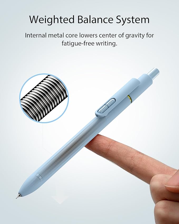 8 Pcs Gel Ink Pens, 0.7mm Fine Point - Image 4