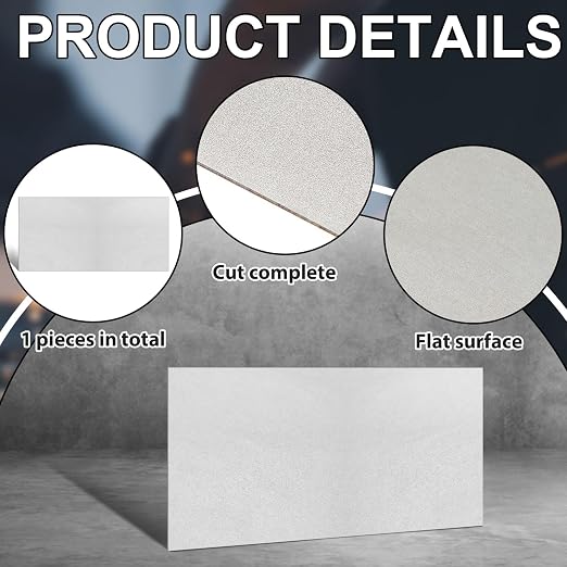 Zonon 1 Pcs 20 Gauge Steel Sheet Metal Cold Roll Steel Sheet 12" x 6" x 0.032" - Image 3